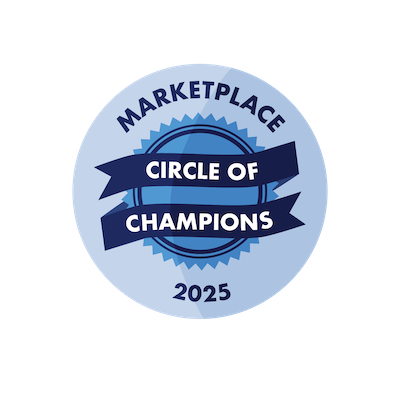 Marketplace Circle of Champions 2025 Badge